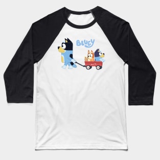 Bluey Bandit, Bluey, Bingo Wagon Ride Baseball T-Shirt